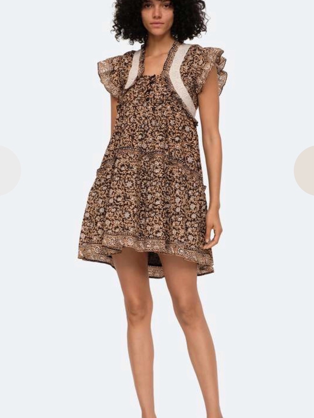 Sea New York Irina Pleated Mini Dress
